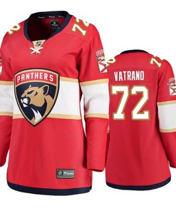 Florida Panthers Frank Vatrano 72 Breakaway Player Home Red Jersey - Women Jersey - Robokeg