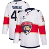 Florida Panthers Gustav Forsling 42 Away 2023 Stanley Cup Champions Breakaway Men Jersey - White - Robokeg