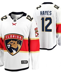 Florida Panthers Jimmy Hayes 12 Away Honor Broadway White Jersey Jersey - Robokeg