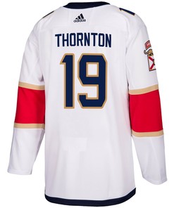 Florida Panthers Joe Thornton 19 Away 2023 Stanley Cup Final Breakaway Men Jersey - White - Robokeg
