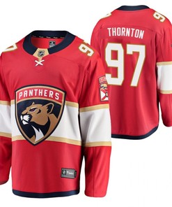 Florida Panthers Joe Thornton 97 Jersey Red Home 2023 Trade Jersey Jersey - Robokeg