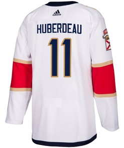 Florida Panthers Jonathan Huberdeau 11 Away 2023 Stanley Cup Champions Breakaway Men Jersey - White - Robokeg