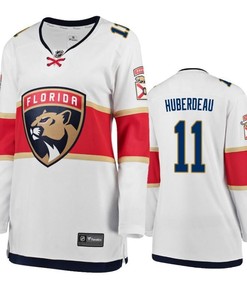Florida Panthers Jonathan Huberdeau 11 Breakaway Player Alternate White Jersey - Women Jersey - Robokeg