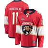 Florida Panthers Jonathan Huberdeau 11 Home 2023 Stanley Cup Champions Breakaway Men Jersey - Red - Robokeg