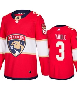 Florida Panthers Keith Yandle 3 Home Red Jersey Jersey - Robokeg