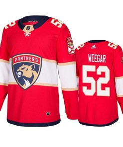 Florida Panthers MacKenzie Weegar 52 Home Red Jersey Jersey - Robokeg