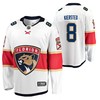 Florida Panthers Matt Kiersted 8 2023 Jersey White Away Jersey Jersey - Robokeg