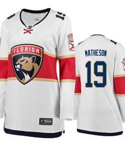 Florida Panthers Mike Matheson 19 Breakaway Player Alternate White Jersey - Women Jersey - Robokeg