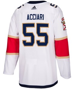 Florida Panthers Noel Acciari 55 Away 2023 Stanley Cup Champions Breakaway Men Jersey - White - Robokeg