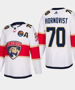 Florida Panthers Patric Hornqvist 70 2023 All-Star Patch Away White Jersey - Robokeg