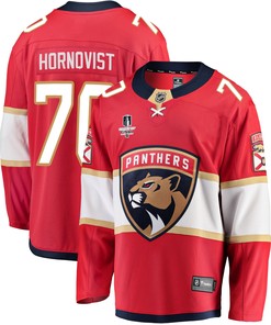 Florida Panthers Patric Hornqvist 70 Home 2023 Stanley Cup Final Breakaway Men Jersey - Red - Robokeg