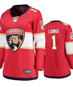 Florida Panthers Roberto Luongo 1 Breakaway Player Home Red Jersey - Women Jersey - Robokeg
