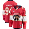 Florida Panthers Ryan Lomberg 94 Home 2023 Stanley Cup Playoffs Breakaway Men Jersey - Red - Robokeg