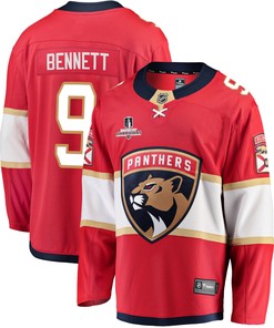 Florida Panthers Sam Bennett 9 Home 2023 Stanley Cup Champions Breakaway Men Jersey - Red - Robokeg