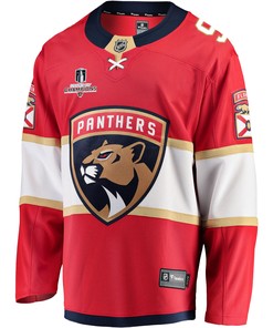 Florida Panthers Sam Bennett 9 Home 2023 Stanley Cup Champions Breakaway Men Jersey - Red - Robokeg