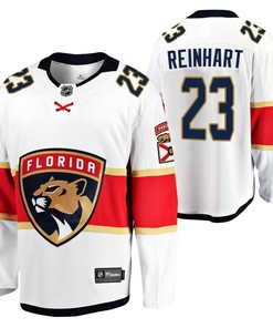 Florida Panthers Sam Reinhart 23 2023 Jersey White Away Player Jersey Jersey - Robokeg