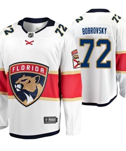 Florida Panthers Sergei Bobrovsky 72 Jersey Men's Away Breakaway Player Jersey - Robokeg