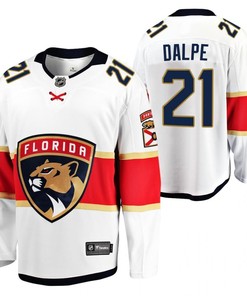 Florida Panthers Zac Dalpe 21 2023 Away Player White Jersey Jersey - Robokeg