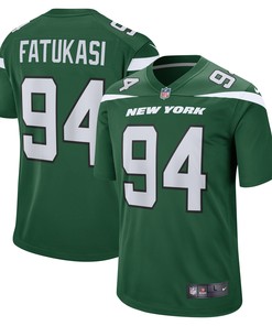 Folorunso Fatukasi New York Jets Game Jersey - Gotham Green Nfl - Robokeg