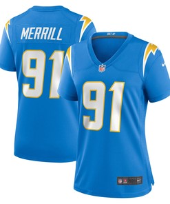 Forrest Merrill Los Angeles Chargers Womens Player Game Jersey - Powder Blue Nfl - Robokeg