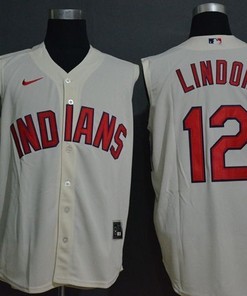 Francisco Lindor #12 2020 Mlb White Jersey A13 - Robokeg