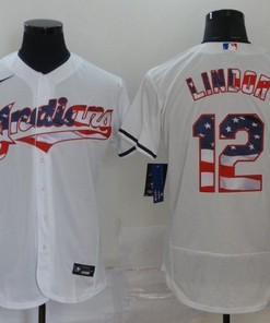 Francisco Lindor #12 2020 Mlb White Jersey A20 - Robokeg