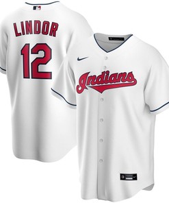 Francisco Lindor #12 2020 Mlb White Jersey A9 - Robokeg