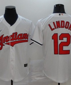 Francisco Lindor 12 2020 Mlb White Jersey - Robokeg