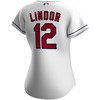 Francisco Lindor #12 2020 Mlb White Womens Jersey - Robokeg