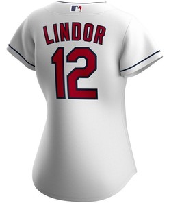 Francisco Lindor #12 2020 Mlb White Womens Jersey - Robokeg