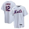 Francisco Lindor 12 New York Mets Home Player Men Jersey - White - Robokeg