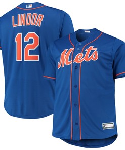 Francisco Lindor New York Mets Big & Tall Replica Player Jersey - Royal Mlb - Robokeg