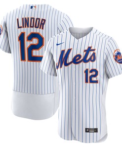 Francisco Lindor New York Mets Home Authentic Player Jersey White Mlb - Robokeg