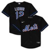 Francisco Lindor New York Mets Toddler Alternate Replica Player Jersey - Black Mlb Ver 1 - Robokeg