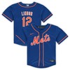 Francisco Lindor New York Mets Toddler Alternate Replica Player Jersey Royal Mlb - Robokeg