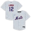 Francisco Lindor New York Mets Toddler Replica Player Jersey White Mlb - Robokeg