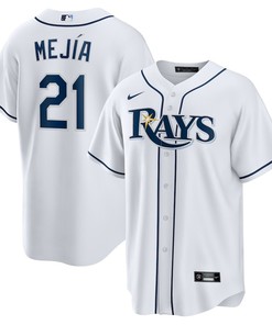 Francisco Mejía 21 Tampa Bay Rays Home Team Men Jersey - White - Robokeg