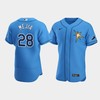 Francisco Mejia 28 Tampa Bay Rays Light Blue Alternate Jersey - Robokeg