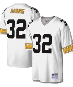 Franco Harris Pittsburgh Steelers Mitchell & Ness Legacy Replica Jersey - White Nfl - Robokeg
