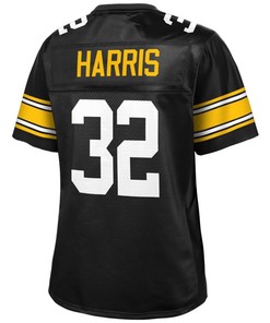 Franco Harris Pittsburgh Steelers Nfl Pro Line Womens Retired Player Jersey - Black - Robokeg