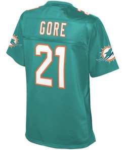 Frank Gore Miami Dolphins Nfl Pro Line Womens Team Player Jersey - Aqua - Robokeg