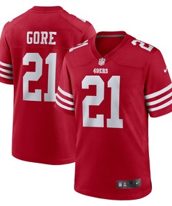 Frank Gore San Francisco 49ers Retired Player Game Jersey - Scarlet Nfl - Robokeg