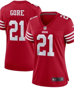 Frank Gore San Francisco 49ers Womens Retired Player Game Jersey - Scarlet Nfl - Robokeg