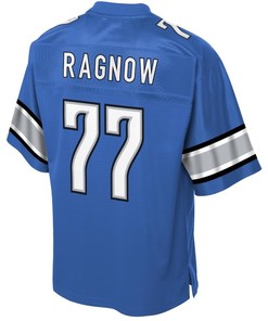 Frank Ragnow Detroit Lions Nfl Pro Line Historic Logo Player Jersey - Blue - Robokeg