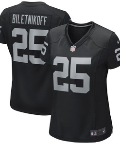 Fred Biletnikoff Las Vegas Raiders Womens Game Retired Player Jersey - Black Nfl - Robokeg
