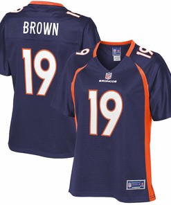 Fred Brown Denver Broncos Nfl Pro Line Womens Alternate Player Jersey - Navy - Robokeg