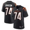 Fred Johnson Cincinnati Bengals Game Jersey - Black Nfl - Robokeg