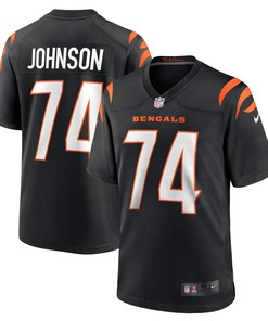 Fred Johnson Cincinnati Bengals Game Jersey - Black Nfl - Robokeg