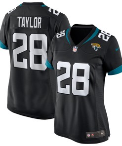 Fred Taylor Jacksonville Jaguars Womens Game Retired Player Jersey - Black Nfl - Robokeg