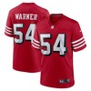 Fred Warner San Francisco 49ers Alternate Game Jersey - Scarlet Nfl - Robokeg